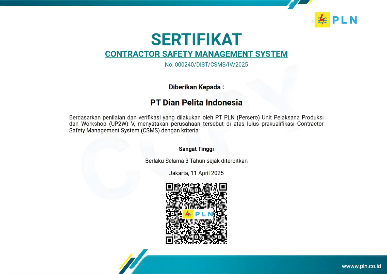 Certificate 4